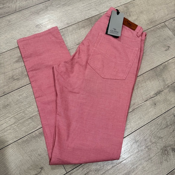 New Rodd & Gunn Straight Fit Jean Pants Coral Red Lived In Washed Sz 30R 32L - Picture 13 of 14